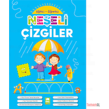 Neşeli Çizgiler Eğitici ve Öğretici Çizgi Alıştırmalar