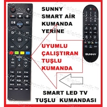 Sunny Smart Led Tv Dokunmatik Yerine Yedek Tuşlu Kumandası