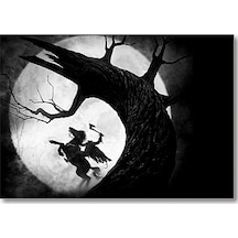 Cakasepetim Sleepy Hollow Ahşap Mdf Tablo