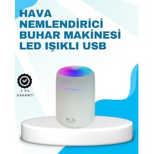 Led Işıklı Sessiz Masaüstü Nemlendirici - 3 Buhar Modu Renkli