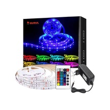 Renk Pil İle Çalışan Şerit Led 2 Metre Pilli Şerit Led Pil Dahil Çok Renkli