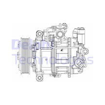 Delphi Klima Kompresörü Bmw F20 F21 F30 F31 F35 Delphı Cs20504 64529222308