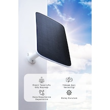 Cs-cmt-d Güneş Enerjili Solar Panel Bc1c, Cb3 Ve Hb8 Uyumlu, Ip65 Su Geçirmez, Esnek Kurulumlu, 4 Metre Kablo Dahil