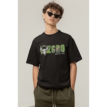 One Piece Zoro Logo Siyah Tişört