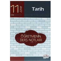 11.Sınıf Tarih Öğretmenin Ders Notları - Editör Yayınevi