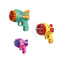 3 Adet Mavi Sarı Pembe Köpük Tabancası 29 Delikli Çoklu Köpük Atan Tabanca 6 Solisyonlu Bubbles Gun