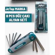 8 Parça Düz Çakı Tip Allen Seti