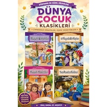 4 Kitaplı Dünya Çocuk Klasikleri Seti - 4. 5. 6. 7. Ve 8. Sınıflar İçin Öğretmen Tavsiyeli Okumayı Sevdiren-4