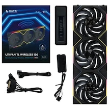Lıan Lı Unı Fan Tl Wıreless 3x120mm Rgb Sıyah Kasa Fanı G99.12tl
