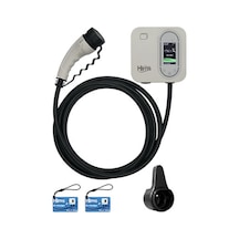 Hims 22kw Tip 2 Soketli Kablolu Beyaz Smart Elektrikli Araç Şarj İstasyonu