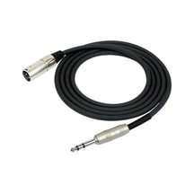 Kırlın Mp-483Pr-3M-Bk 3 Metre Xlr-Trs Stereo Kablo