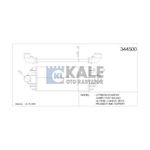 TURBO RADYATÖR SCUDO ULYSSE SCUDO 806 EXPERT 1.9/2.0D 0384.E7 344500