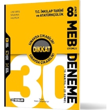 Hız 8. Sınıf 30 Lu T.c. İnkılap Tarihi Ve Atatürkçülük Deneme