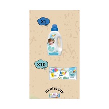 Deterjan 1500 Ml 1 Adet Islak Mendil 52 Yaprak 10 Paket 520 Yaprak