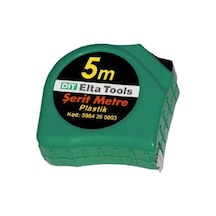 Elta Şerit Metre 19 Mm Stoplu Plastik İzeltaş Yan Markası 5 Metre