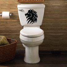 Wc Klozet için Aslan Sticker Yapıştırma Model1