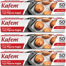 Kafem Yağlı Pişirme Kağıdı 4'lü 37 CM x 50 M