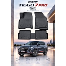 Chery Tiggo 7 Pro 2022+ Aracınıza Özel Üretim Havuzlu Paspas Takımı A+ -mod-