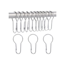 Sıralama Ve Düzenleme İçin 30'lu Duş Perdesi Halkası Asma Kancaları -