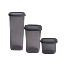 3 Boy Erzak Saklama Kabı Çok Renkli