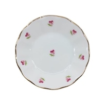 Hercai Pembe Çay Tabağı 6 Lı 8690947348116 Çiçekli
