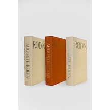 3'lü Rodi Bej & Kahverengi Dekoratif Kitap Kutu Set
