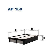 FILTRON AP160 Filtre Hava-(Toyota: Corolla Uyumlu 93-98 1.6 Inj. ) 1780102030 (WA624446)