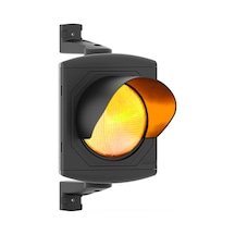 Mesan Ø300 Tekli Power Led Trafik Lamba Flaşör Turuncu 220vac Ms 8042.3.220vac-1