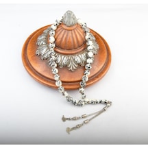 Burhan Sağlam Küre Kesim 10x10 Mm Beyrut Kehribarı Alpaka Püsküllü Tesbih Bs2473599