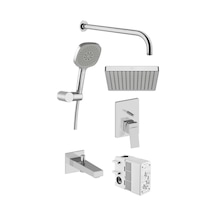 Artema Minimax Square Ankastre Banyo Seti, Krom A41949, A43732, A45915, A45913, A45652, A43595
