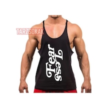 Tarzsokak Gym Tank Top Fitness Sporcu Atleti Lesbenja Siyah