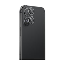 Apple Uyumlu   iPhone 16 Safir Kamera Lens Koruyucu Benks Dr Serisi Koyu Gri