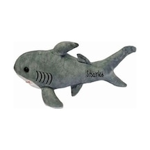 Peluş Köpekbalığı 30 Cm - Şarkı Söyleyen Baby Shark Gri Balık Gri