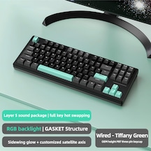 Attack Shark M87 Rgb Kablosuz Şarjlı Üçlü Mod 4000mah Pbt Mekanik Klavye Mac Ve Win Uyumlu