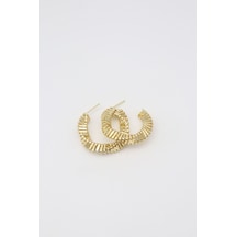 Vıp Küpe 14 K-17150 32mm Çok Renkli