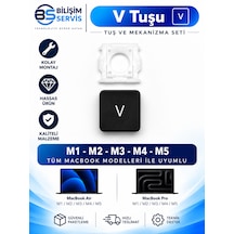 Apple Macbook Pro & Air M1-m2-m3-m4-m5 Uyumlu Mekanizmalı V Tuşu