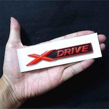 Xdrive Piano Black-kırmızı Bagaj Yazısı 3m 3d Abs Bmw X3
