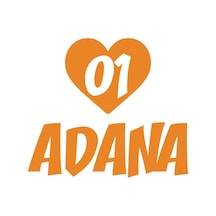 Kalpli 01 Adana Araba Sticker 17x17 Cm Turuncu