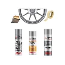 Mxs Jant Boyası / Boyama Seti Akrilik 500Ml Set-Jant Gri