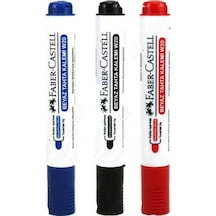 Faber-Castell Beyaz Tahta Kalemi Kırmızı Mavi Siyah