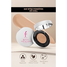 Flormar K-Spirit Cover Up Yüksek Kapatıcı & Uzun Süre Kalıcı Yarı Mat Bitişli Fondöten 004 Shell