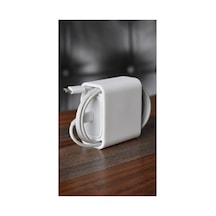 Elma Usb-c Şarj Adaptörü Kablo Düzenleyici Masaüstü Kablo Organizeri