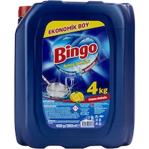 2 Adet Bingo Limonlu Bulaşık Deterjanı 4 Lt