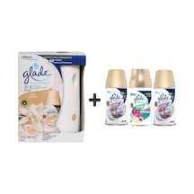 Glade Otomatik İpeksi Vanilya + 2'li Lavanta Ferahlığı + Tropikal Floral 4 x 269 ML