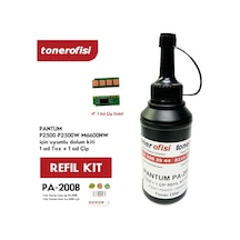 Pantum Uyumlu M6600Nw Toner Dolum Kit Pa200B 1 Toz Ve 1 Çip