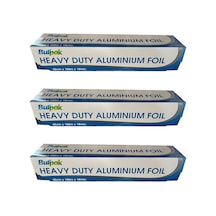 Burpak Heavy Duty Ağır Hizmet Tipi Alüminyum Folyo 18 Mikron 3'lü 45 CM x 100 M