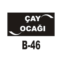 Iş Güvenliği Pvc Dekota Uyarı - Ikaz Levhası Çay Ocağı Yazılı (261331260)