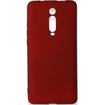 Xiaomi Mi 9t Kılıf Esnek Yapılı İnce Standart Ruber Kapak Ryc/first Bordo