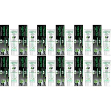 Agarta Doğal Diş Macunu 100ml Aktif Karbonlu 12 Li Set Beyazlık