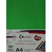 Bafix Cilt Kapağı Plastik Opak A4 160 Mıc Yeşil Çok Renkli